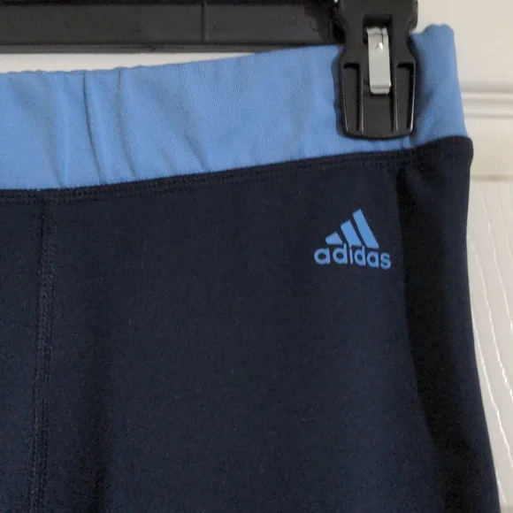 adidas Women's Blue Workout Pants.  Size S - Picture 3 of 7